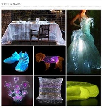 Led Lehké Plastové Vlákno Pro Dekoraci
